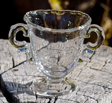 VINTAGE Fostoria Mini Open Sugar Bowl 3 1/2" Century Clear 1950s Made in USA