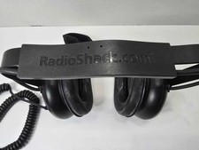2x Radio Shack Race Noise Reducing Race Headphones Black- Car Racing