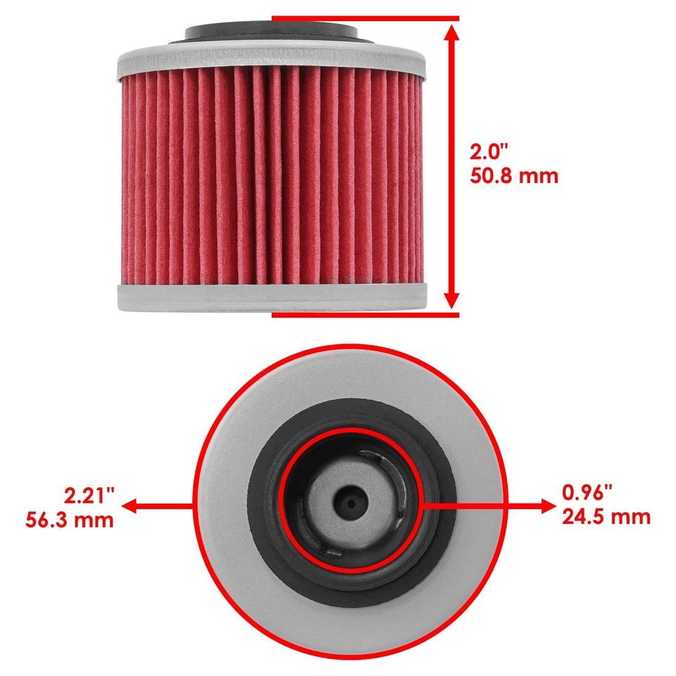 Filtro de aceite Caltric para BMW F650GS Dakar 650 652 2001-2007 11-41-2-343-118 Foto 2 de 4