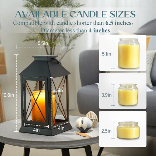 Candle Warmer Lamp,Candle Warmer Lamp with Timer,Candle Warmer Lantern for Ja... - Picture 4 of 6