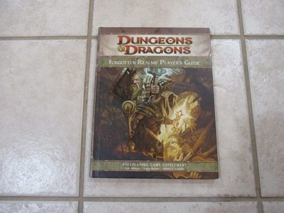 D&D D20 4.0 4th Ed Forgotten Realms Player's Guide