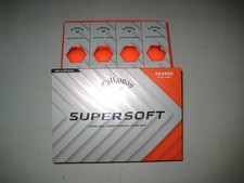 1 dozen BRAND NEW Callaway SuperSoft Matte Orange  golf balls