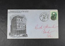 1880's Rosedale Furniture Baltimore MD 19th Century Advertisement VF Cover