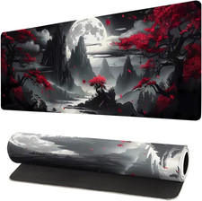 Gaming Mouse Pad Desk Pad,Extended Big Mouse Pad,31.5X11.8 Inch Long Computer Ke