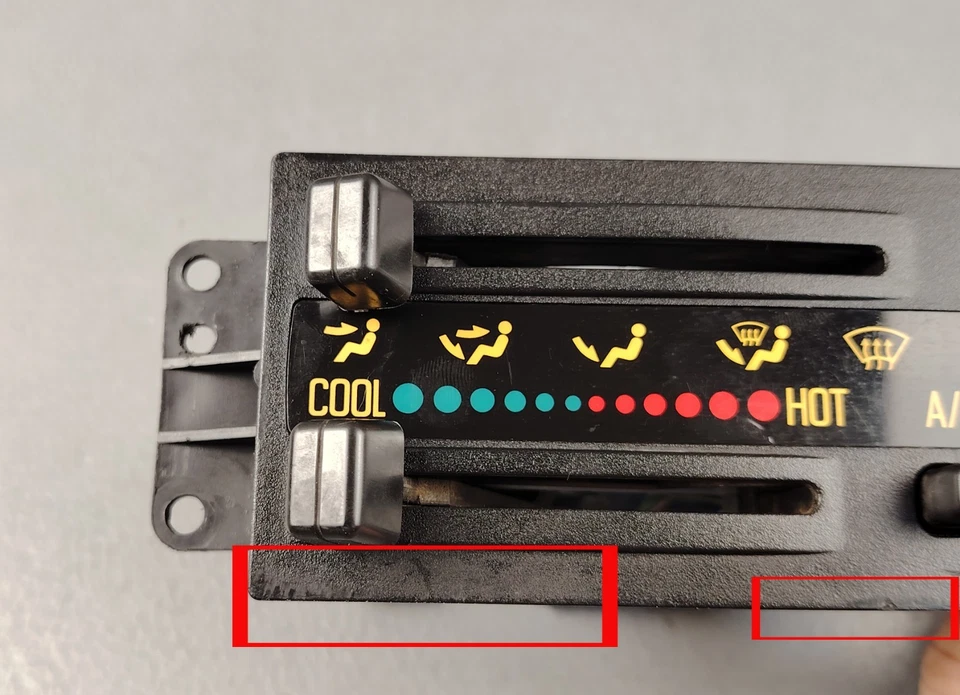 Isuzu NPR AC/Calentador Climatizador Panel AC Unidad de Interruptor OEM JDM Usado Foto 3 de 4