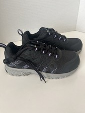 Size 6 W Nautilus N1950 Steel Toed Women  s Safety Shoes and new insoles
