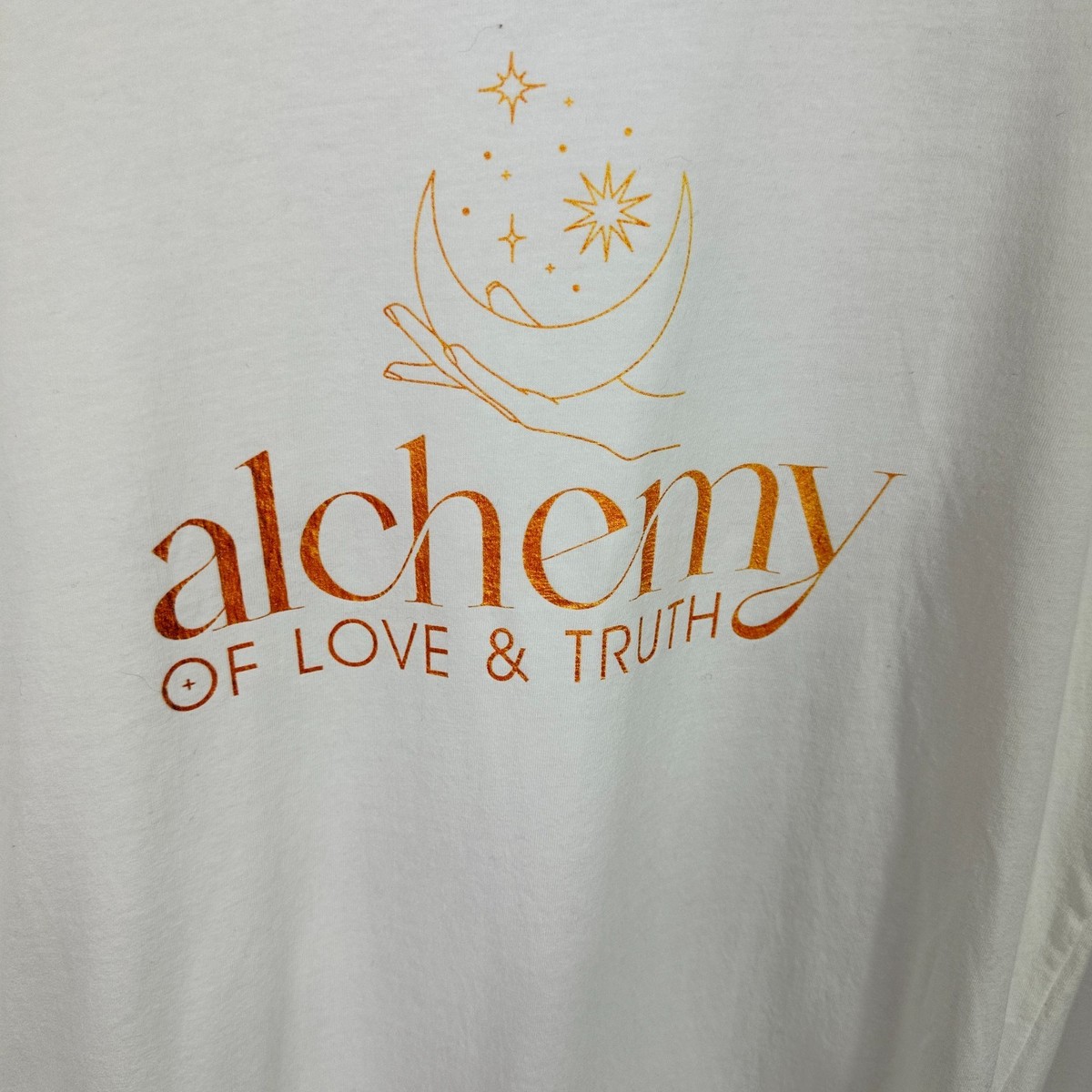 Sticker Mule Alchemy Tee S White Graphic Cotton Mystical Moon Star Boho Witchy View 2