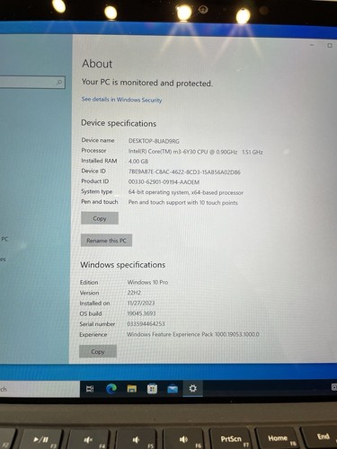 Microsoft Surface Pro 4 1724 Core i5-6300U 2.40GHz 4GB 128GB Win 10- 107584-1 JE - Afbeelding 3 van 9