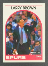 Larry Brown 1989-90 Hoops #102 Spurs Coach Vintage NBA Card 🔥
