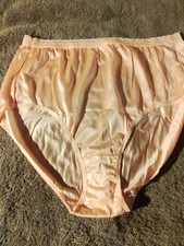 Just My Size Made By Hanes Size 12 Panties w/Lace 1990's 100 nylon Silky Soft