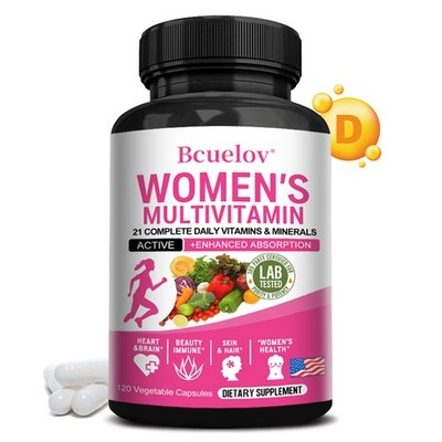 Women's Multivitamin 120 Capsules Improve Metabolism Antioxidant Women's Health