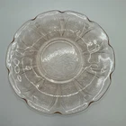 VINTAGE JEANNETTE PINK DEPRESSION GLASS SAUCER • CHERRY BLOSSOM GLASSWARE