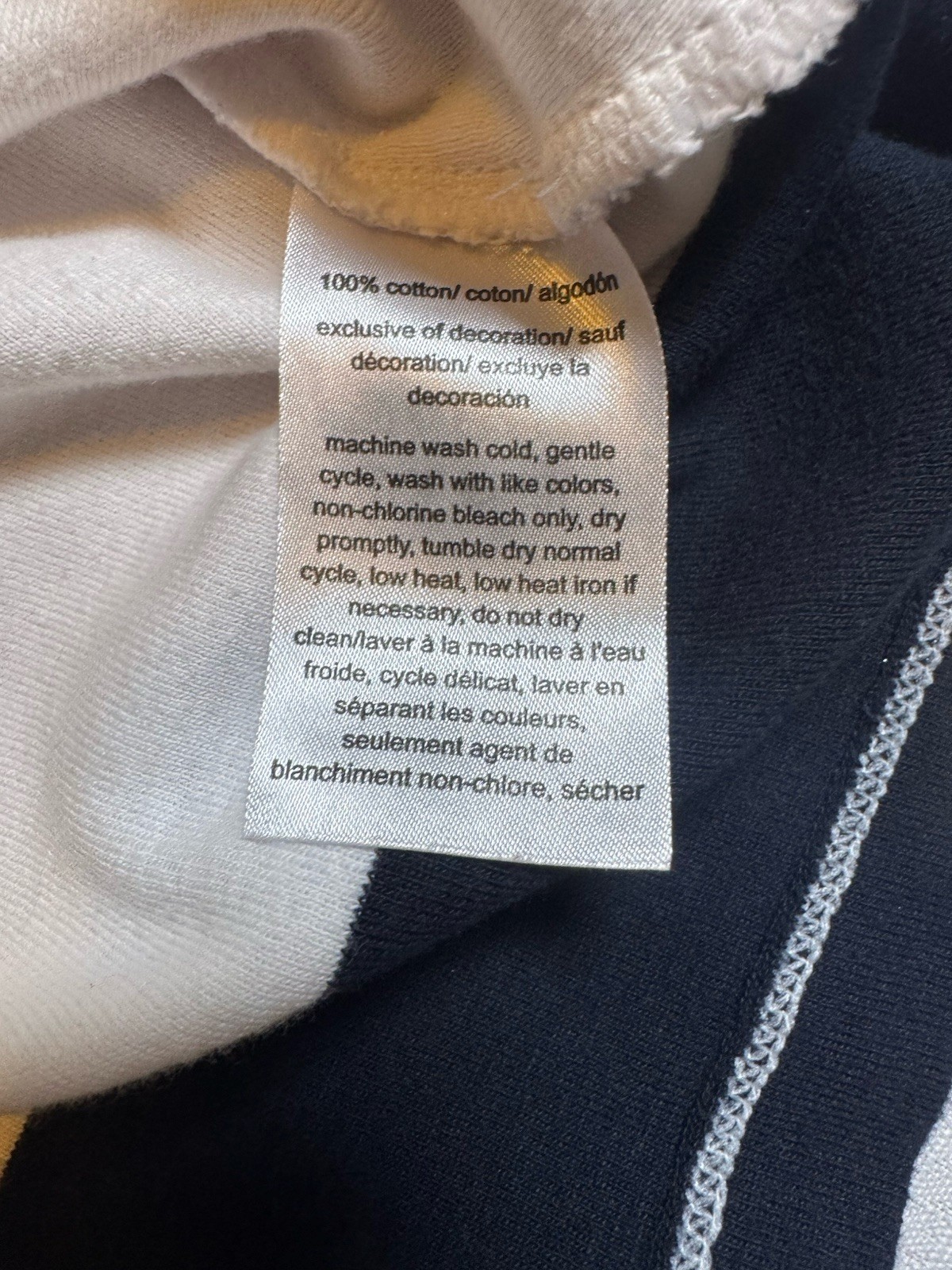 VTG Y2K Tommy Hilfiger Women’s Tshirt V Neck Color Blocked Striped Classic Med thumbnail 5