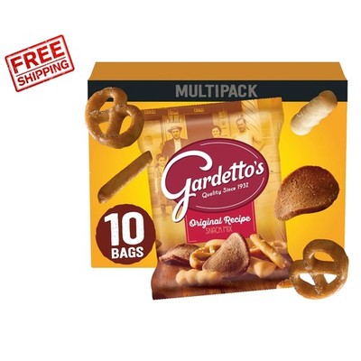 Individually Wrapped Crunchy Snack Mix - Perfect for Parties and Family, 10 Bags