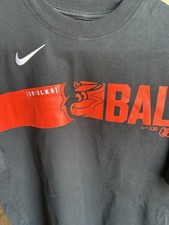 Nike Baltimore Orioles MLB Officially Licensed Black Red Baseball Shirt