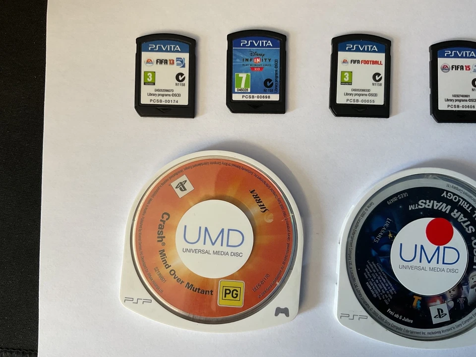 Sony PlayStation Portable & Vita PSP PS Vita Games Bundle FIFA Crash Invizimals - Image 2 of 4