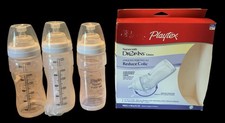 Playtex Baby Nurser Bottle with Drop-ins Liners 3 - 8oz-Angled Position 3m