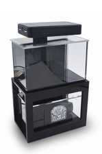 PNW Customs Micro Reef Ready Tank 40 oz (BLACK) Full Setup (ATO + Heater + More)