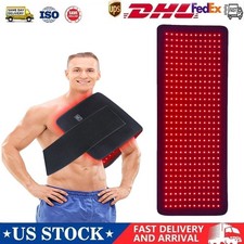 31" LED Red Light Therapy Pad Infrared Mat Device Body Muscle Pain Relief Unisex