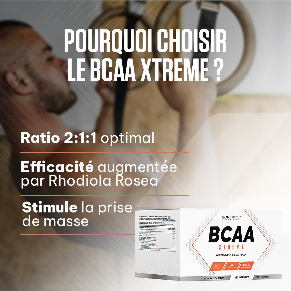BCAA XTREME pour éviter la fatigue musculaire pendant une séance de musculation intense - 2