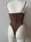 *Carol Malony*#2057*AIO*Body Suit*S-34C*Thong  Back*3 snaps*plastic underwire* — photo 4
