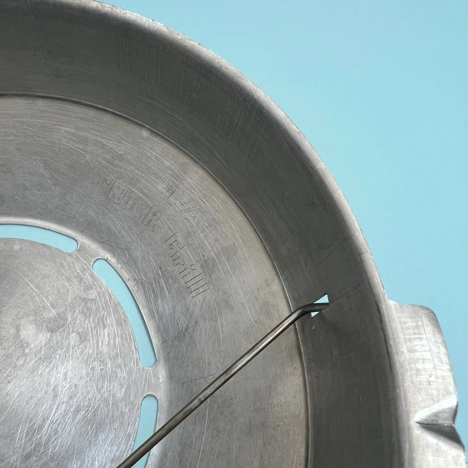 Vtg Rival Indoor Crock Grill Replacement Aluminum Drip Pan OEM 5730 5740 5750 - Image 3 of 4