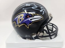 Steve Smith Sr Signed Baltimore Ravens Mini Helmet Holo COA BUF