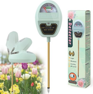 2pcs 4-in-1 Digital PH Soil Tester Water Moisture Test Meter Gardening Tool