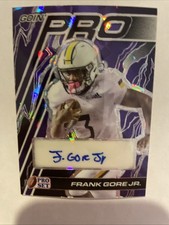 2025 Leaf Pro Set Metal Goin Pro Frank Gore Jr Autograph GP-FGJ 4/6