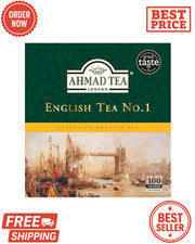 Ahmad Tea English Tea No.1, 100 Count 0.07 per strip