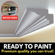 COVING Cornice LED Lighting Ceiling molding BGX12 HOME DECOR Lightweight XPS