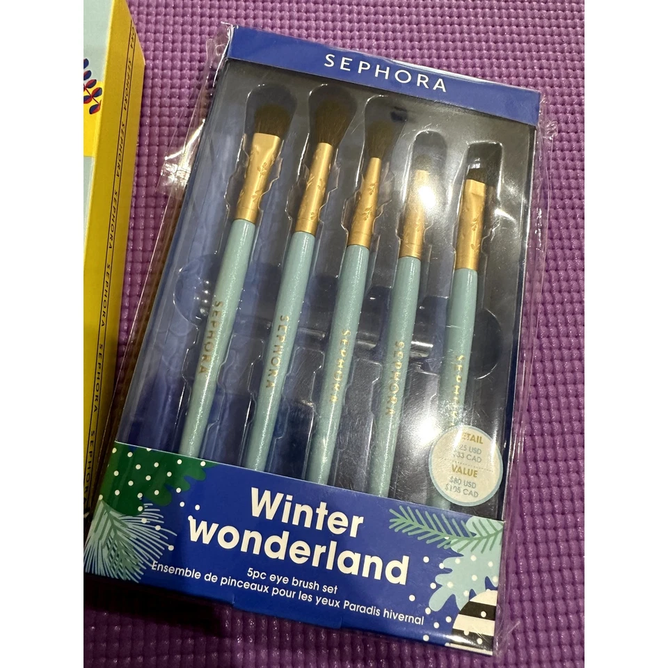 $109 Sephora комплект комплект 5 шт щетка для век и желая вам ухода за кожей набор новый сыворотка - Изображение 3 из 4