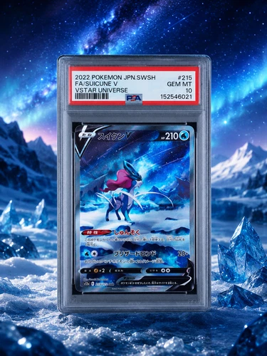 PSA 10 2022 Suicune V 215/172 VSTAR Universe S12A Japanese Pokemon Card GEM MINT