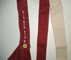 Civil War Handsewn Suspender TALL Confederate Union DEEP RED GOLD Cotton  — photo 4