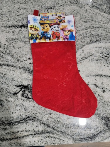 Medias de Navidad en relieve de fieltro Paw Patrol, ¡nuevas! - Imagen 3 de 3
