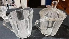 Jeanette Dewdrop Sugar & Creamer Dish Set