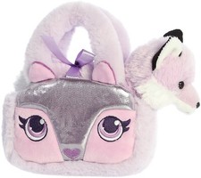 Aurora - Fancy Pals - 8.5" Glitter Fox Fashionable Stuffed Animal