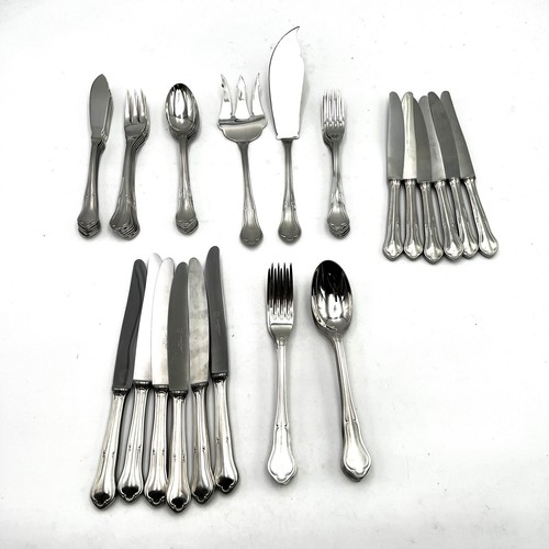 Servizio Pesce e dolce Sambonet 50 pezzi Filet Toiras vintage Inoxilver - Foto 2 di 9