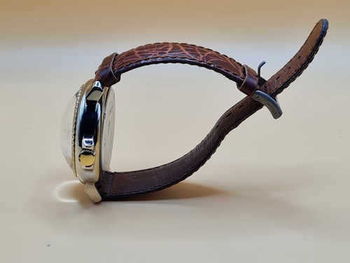 OROLOGIO RARISSIMO CON MONETA COMMEMORATIVA BENITO MUSSOLINI - Foto 5 di 6