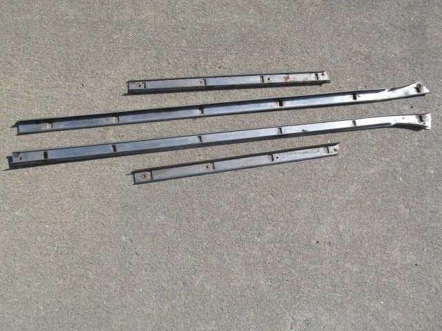 1949 1950 1951  Chevy & Pontiac 2dr ht roofrail seal channels