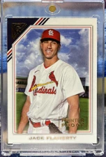 Jack Flaherty 2022 Topps Gallery PRINTER PROOF PARALLEL Card #93 CARDINALS