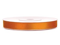 Satinband Magma Orange 6 Mm 25 M - Schleifenband Geschenkband Dekoband Schmal