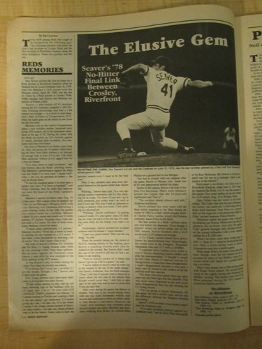 1990 Reds Report Cardboard Lineups A Review of 90's Baseball Cards / Stadiums - Bild 8 von 12