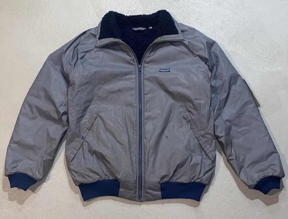 Vintage Patagonia Jacket Deep Pile Windbreaker Bomber Coat Size XL