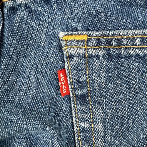 Levis Jeans Mens 36x34 Medium Wash 505 Straight Leg 5 Pocket Denim Cotton New - Picture 9 of 18