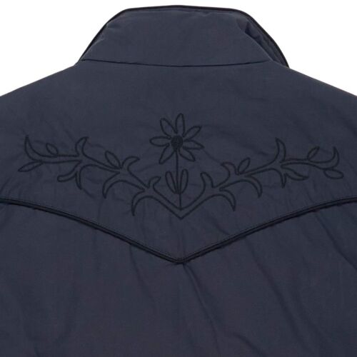 YMC Blue Black Reversible Gilet M - Picture 4 of 6