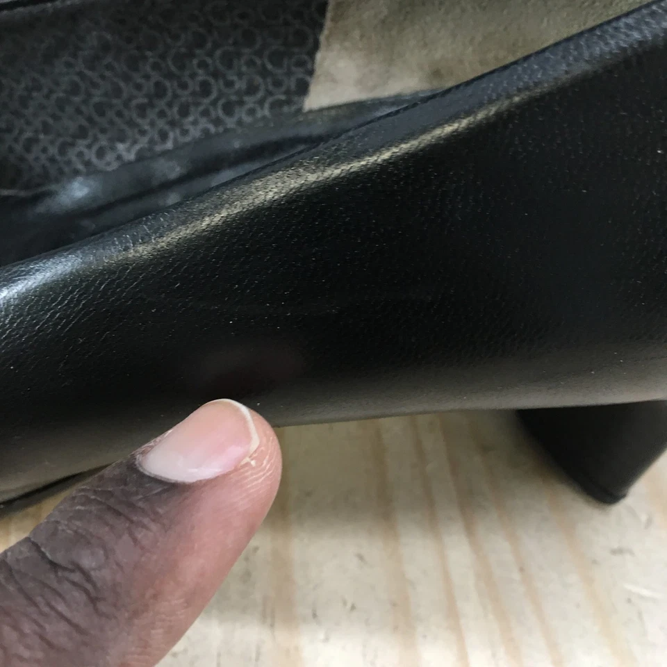 Zapatos de salón Gabor de moda para mujer 5,5 de cuero negro punta cuadrada informales cómodos Foto 3 de 4