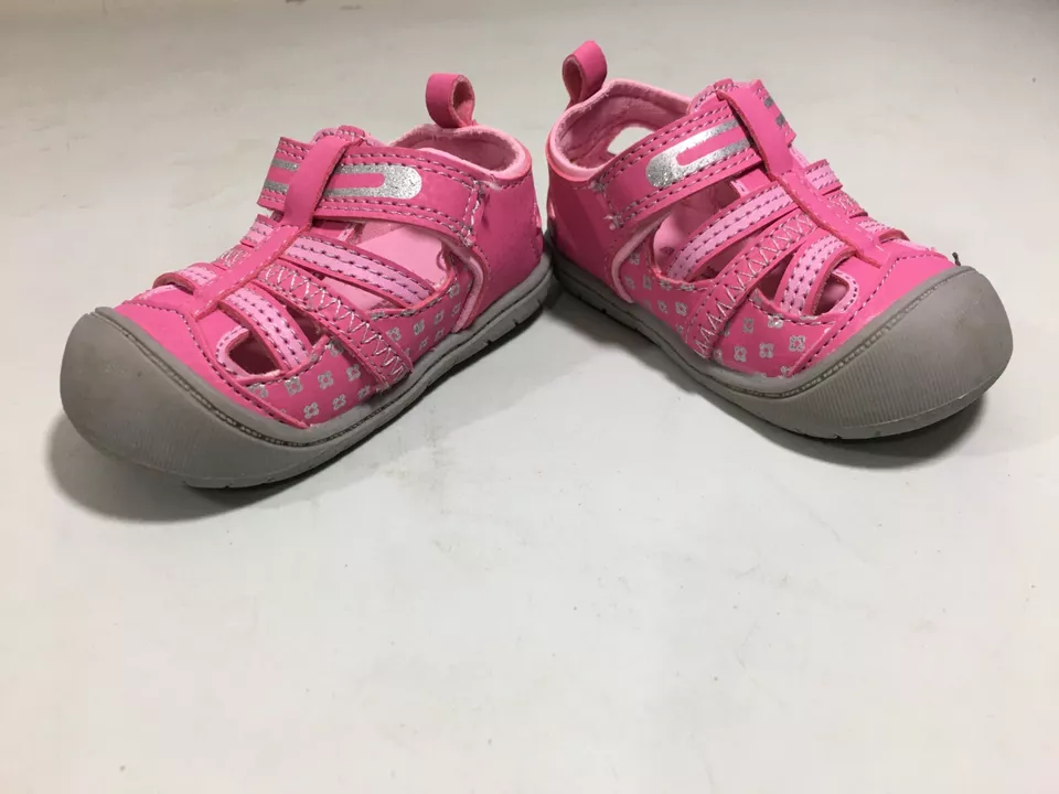 ?BABY BY OSH GOSH SZ 3 МАЛЫШЕЙ ДЕВОЧЕК РОЗОВЫЕ САНДАЛИИ - Изображение 2 из 4