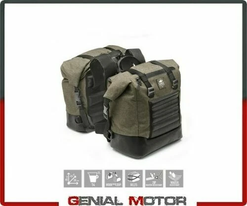 Alforjas y bolsas verdes para motos