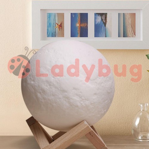 Magical Moon Lamp LED Night Light Moonlight Sensor Remote Control Dimmable 3D - Picture 7 of 16